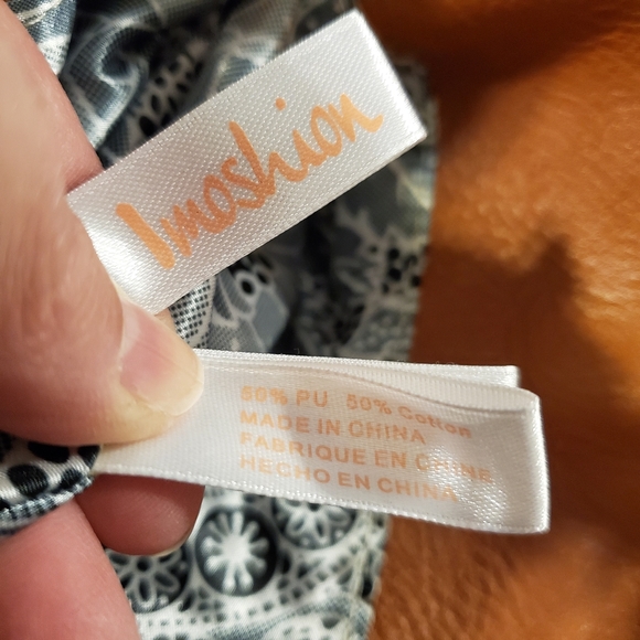 📢 Large Floral Tapestry Top Handle Belted Satchel - Picture 8 of 8